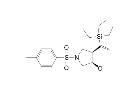 (3R,4R)-1-(4-methylphenyl)sulfonyl-4-(1-triethylsilylethenyl)pyrrolidin-3-ol