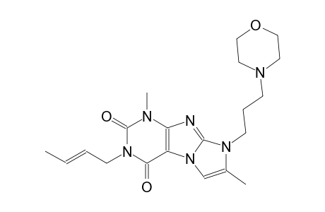 1H-imidazo[2,1-f]purine-2,4(3H,8H)-dione, 3-[(2E)-2-butenyl]-1,7-dimethyl-8-[3-(4-morpholinyl)propyl]-