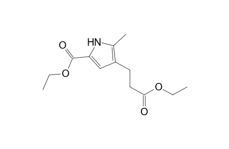 1H-Pyrrole-3-propanoic acid, 5-(ethoxycarbonyl)-2-methyl-, ethyl ester