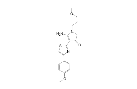 3H-pyrrol-3-one, 5-amino-1,2-dihydro-4-[4-(4-methoxyphenyl)-2-thiazolyl]-1-(3-methoxypropyl)-