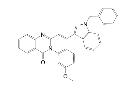 2-[(E)-2-(1-benzyl-1H-indol-3-yl)ethenyl]-3-(3-methoxyphenyl)-4(3H)-quinazolinone