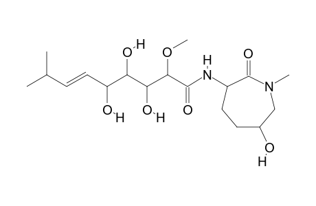 (E)-3,4,5-trihydroxy-N-(6-hydroxy-2-keto-1-methyl-azepan-3-yl)-2-methoxy-8-methyl-non-6-enamide