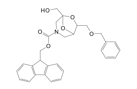7-(exo)-(Benzyloxymethyl)-3-[(fluoren-9"-yl)methoxycarbonyl]-5-(hydroxymethyl)-6,8-dioxa-3-azabicyclo[3.2.1]octane