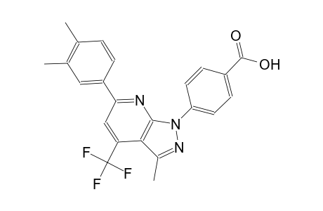 benzoic acid, 4-[6-(3,4-dimethylphenyl)-3-methyl-4-(trifluoromethyl)-1H-pyrazolo[3,4-b]pyridin-1-yl]-