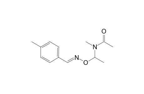(E)-O-1-(N-Acetamino-N-methyl-1-yl)ethyl-4-methylbenzaldehyde oxime
