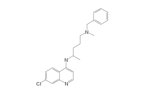 7-Chloro-4-[1-methyl-4-[N-methyl-N-benzylamino]butylamino]quinoline