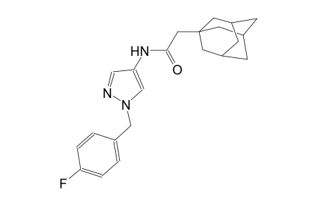 2-(1-adamantyl)-N-[1-(4-fluorobenzyl)-1H-pyrazol-4-yl]acetamide