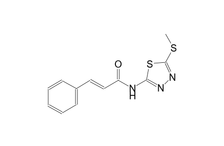 (2E)-N-[5-(methylsulfanyl)-1,3,4-thiadiazol-2-yl]-3-phenyl-2-propenamide