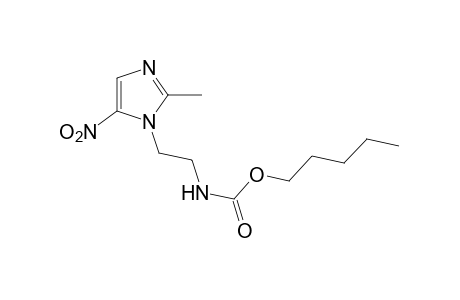 [2-(2-methyl-5-nitroimidazol-1-yl)ethyl]carbamic acid, pentyl ester