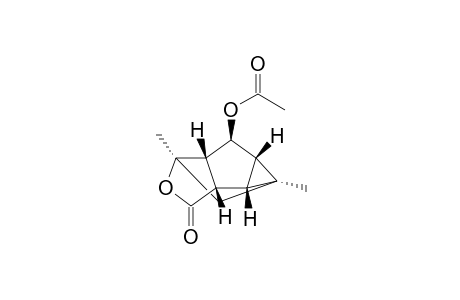 1,4-Methanocyclopropa[3,4]cyclopenta[1,2-c]furan-3(1H)-one, 5-(acetyloxy)hexahydro-1,4-dimethyl-, (1.alpha.,3a.beta.,3b.beta.,4.alpha.,4a.beta.,5.beta.,5a.beta.)-