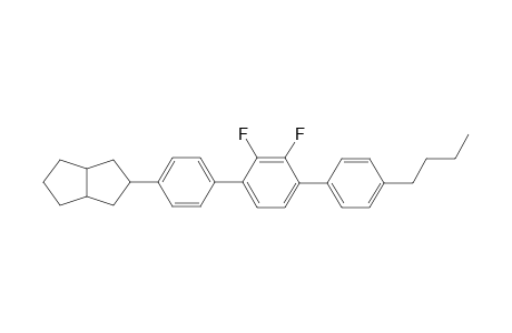 2-[4-[4-(4-butylphenyl)-2,3-difluoro-phenyl]phenyl]-1,2,3,3a,4,5,6,6a-octahydropentalene