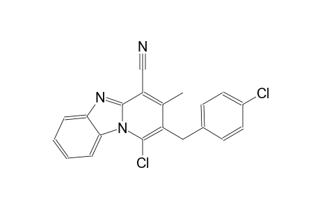 1-chloro-2-(4-chlorobenzyl)-3-methylpyrido[1,2-a]benzimidazole-4-carbonitrile