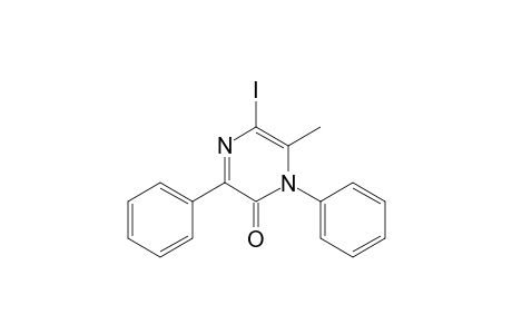 5-Iodo-1,3-diphenyl-6-methyl-2(1H)-pyrazinone