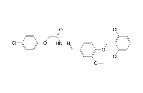 2-(4-chlorophenoxy)-N'-((E)-{4-[(2,6-dichlorobenzyl)oxy]-3-methoxyphenyl}methylidene)acetohydrazide