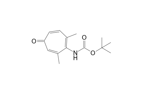 4-[N-(t-Butocxycarbonyl)amino]-3,5-dimethyl-2,4,6-cycloheptatrien-1-one