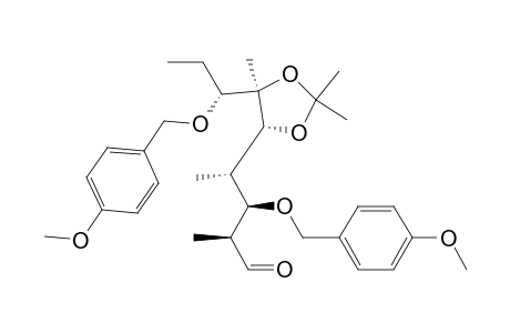 D-erythro-L-manno-Nonose, 2,4,8,9-tetradeoxy-3,7-bis-O-[(4-methoxyphenyl)methyl]-2,4-dimethyl-6-C-methyl-5,6-O-(1-methylethylidene)-