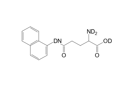 N-1-naphthyl-D,L-glutamine