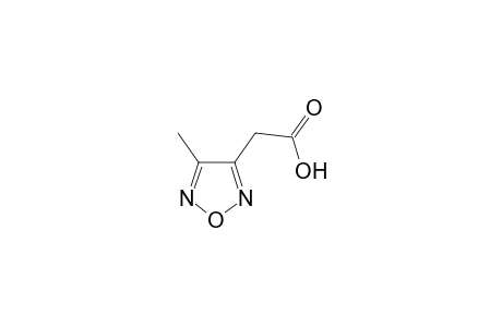 1,2,5-Oxadiazole-3-acetic acid, 4-methyl-