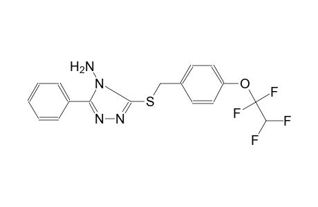 3-Phenyl-5-[[4-(1,1,2,2-tetrafluoroethoxy)phenyl]methylsulfanyl]-1,2,4-triazol-4-amine