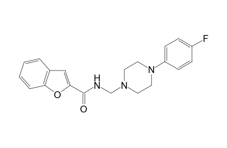 2-Benzofurancarboxamide, N-[[4-(4-fluorophenyl)-1-piperazinyl]methyl]-
