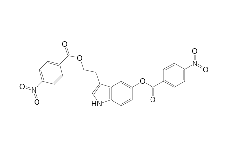 1H-Indole-3-ethanol, 5-[(4-nitrobenzoyl)oxy]-, 4-nitrobenzoate(ester)