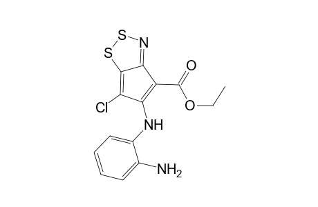 Ethyl 5-[N-(2-Aminophenyl)amino]-6-chlorocyclopenta[1,2,3]dithiazole-4-carboxylate