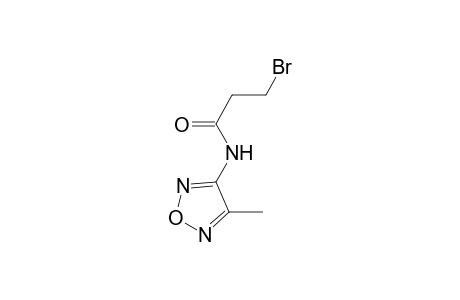 Propanamide, 3-bromo-N-(4-methyl-1,2,5-oxadiazol-3-yl)-