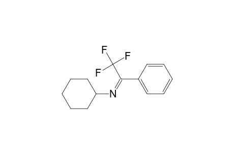 N-Cyclohexyl-N-[(phenyl)(trifluoromethyl)methylene]imine