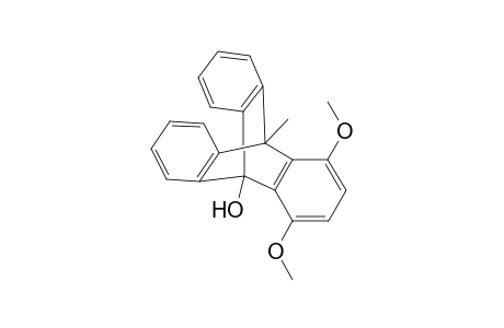 9-hydroxy-1,4-dimethoxy-10-methyltriptycene