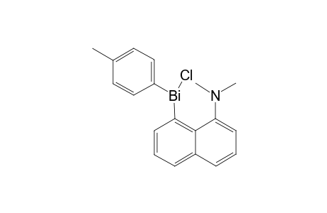 8-[chloranyl-(4-methylphenyl)bismuthanyl]-N,N-dimethyl-naphthalen-1-amine