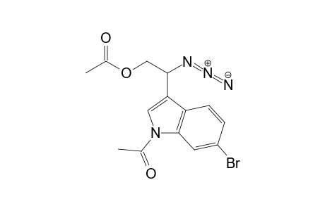 2-(1-Acetyl-6-bromoindol-3-yl)-2-azidoethyl acetate
