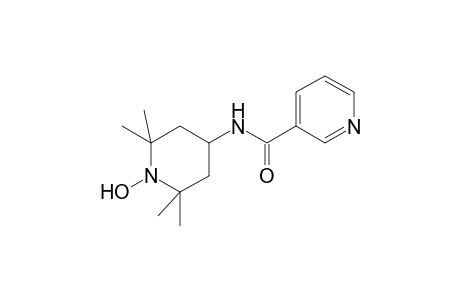 3-Pyridinecarboxamide, N-(1-hydroxy-2,2,6,6-tetramethyl-4-piperidinyl)-