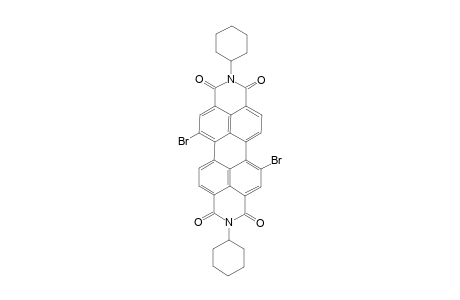 N,N'-Dicyclohexyl-1,7-dibromoperylene-3,4:9,10-tetracarboxylic acid bisimide