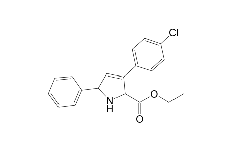 Ethyl 3-(4-chlorophenyl)-5-phenyl-3-pyrroline-2-carboxylate