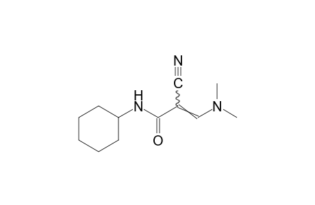 2-cyano-N-cyclohexyl-3-(dimethylamino)acrylamide
