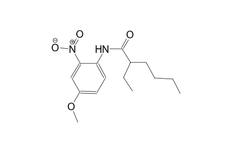 2-ethyl-N-(4-methoxy-2-nitrophenyl)hexanamide