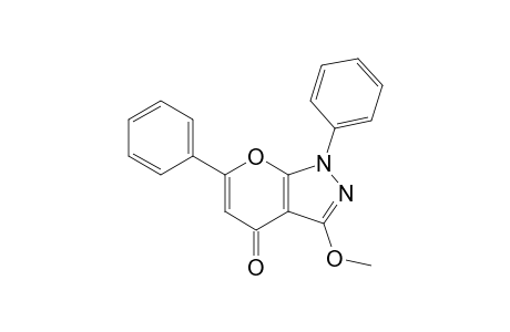 3-Methoxy-1,6-diphenyl-4-pyrano[2,3-c]pyrazolone