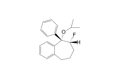 (+-)-r-1-Phenyl-1-isopropoxy-t-2-fluorobenzocycloheptane
