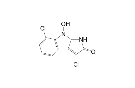 1,5-bis(chloranyl)-4-oxidanyl-3,3a-dihydropyrrolo[2,3-b]indol-2-one