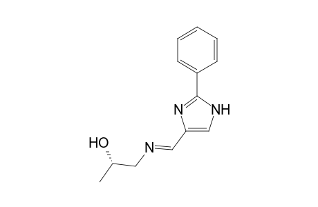(2S)-1-{[(2-phenyl-1H-imidazol-4-yl)methylidene]amino}propan-2-ol