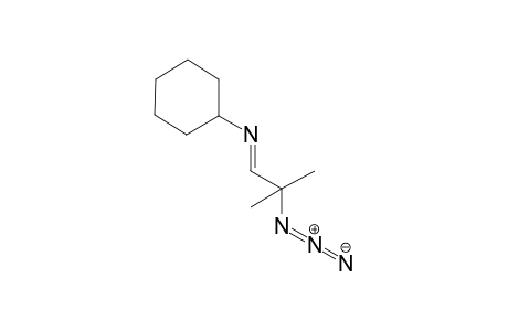 N-[(E)-2-azido-2-methylpropylidene]cyclohexanamine