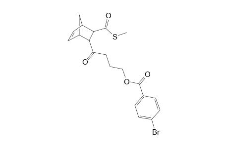 Methyl [2-endo.gamma.-(p-bromobenzoxyl)butyryl)bicyclo[2.2.1]hept-5-ene-3-endo-thiocarboxylate