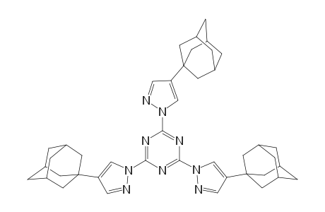 Tris(4-adamantylpyrazolyl-1-yl)-1,3,5-triazine