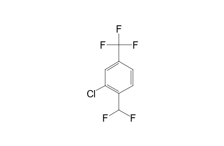 2-CHLORO-1-DIFLUOROMETHYL-4-TRIFLUOROMETHYLBENZENE