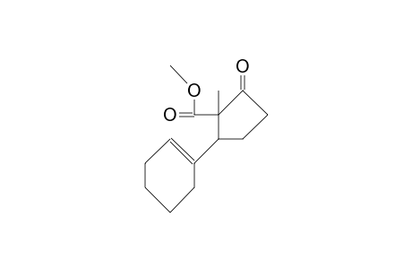 2-Carboxymethyl-2-methyl-3(R)-(1-cyclohexenyl)-cyclopentanone