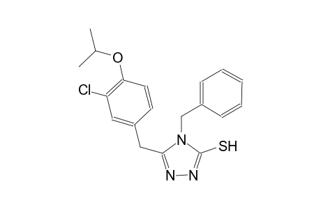 4-benzyl-5-(3-chloro-4-isopropoxybenzyl)-4H-1,2,4-triazole-3-thiol