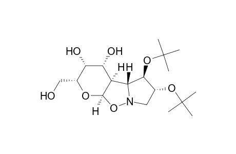(2R,3R,4R,4aR,4bR,5R,6R,9aR)-3,4-Dihydroxy-2-(hydroxymethyl)-5,6-bis-tert-butoxy-octahydro-2H-pyrano[3,2-d]pyrrolo[1,2-b]isoxazole
