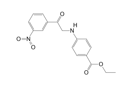 4-[[2-keto-2-(3-nitrophenyl)ethyl]amino]benzoic acid ethyl ester