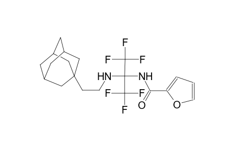 N-[1-[2-(1-adamantyl)ethylamino]-2,2,2-trifluoro-1-(trifluoromethyl)ethyl]-2-furamide