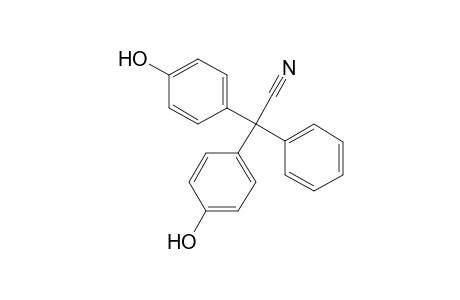 Benzeneacetonitrile, 4-hydroxy-.alpha.-(4-hydroxyphenyl)-.alpha.-phenyl-